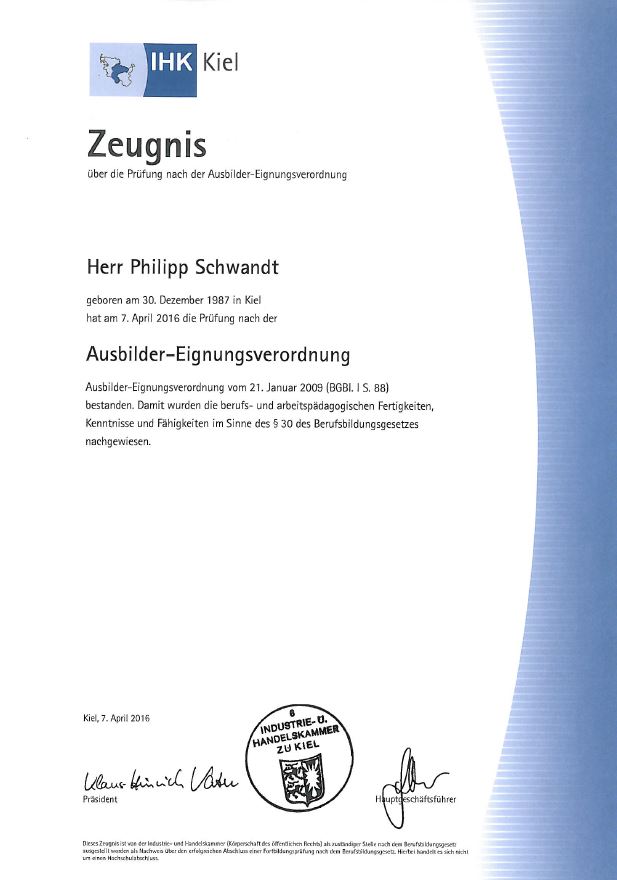 Ausbilder-Eignungsprüfung (AEVO)