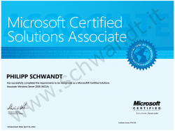 MCSA - Windows Server 2008